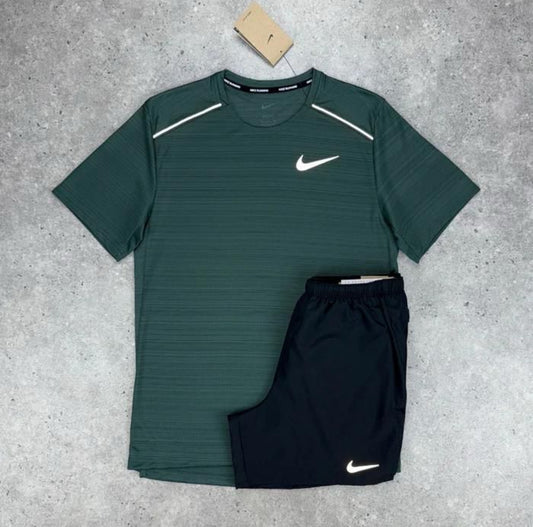 Nike Miler & Challenger Set - Ash Green / Black